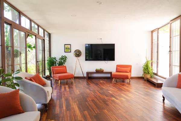 Bright common lounge