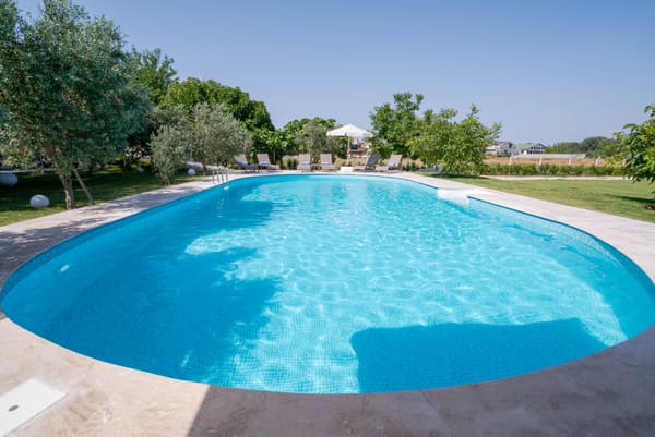 Outdoor pool overview